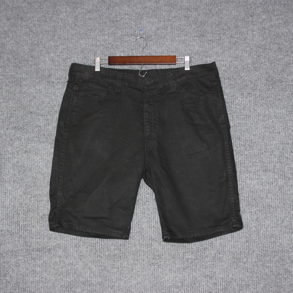 Levi's 541 Athletic Taper Black Denim Shorts Mens W38 Waxes Utility‎